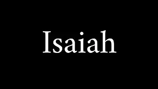 How to Pronounce Isaiah (Hebrew Prophet Name)