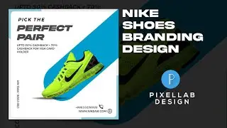 Shoes Banner Design in PixelLab for Social Media | New Concept | Addy Designs