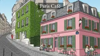 Paris Café for Work & Study 📚 French Instrumental Jazz Ambience