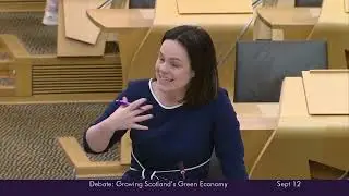 Scottish Government Debate: Growing Scotland’s Green Economy - 12 September 2024