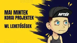 Mai mintek, Korai projektek, WL lehetős&eacute;gek, &eacute;s... mi zajlik az NFT&Eacute;R szerveren...