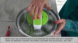 How to dry your salads quickly using a Salad Spinner