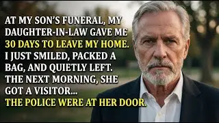 AT MY SON’S FUNERAL, MY DAUGHTER-IN-LAW TOLD ME TO STOP CRYING AND LEAVE… SO I DID THIS