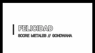 FELICIDAD // GONDWANA // PARTITURA METALES TROMPETA, TROMBON, SAX ALTO Y TENOR