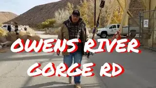 Fishing for Rainbow Trout at Owens River Gorge Road Power Plant in Bishop CA
