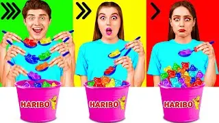Быстрая Средняя или Медленная Скорость Еды Челлендж | Смешные Кулинарные Войны от DaZaZa Challenge