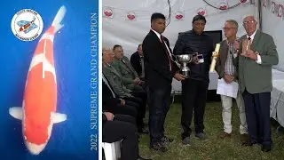 Roy Pillay, owner of the 2022 Supreme Grand Champion at the 2022 South African National Koi Show