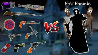 All New Weapons VS The New Invincible enemy (Granny New Update 1.9)