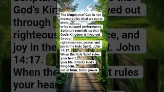 &ldquo;Righteousness. Peace. Joy. #faith #bibleverse #shorts