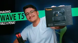 SURREAL! Microfone Maono Wave T5: Vale a Pena?? | Unboxing & Testes [4K]