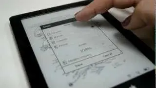 PocketBook Touch. PDF zoom menu