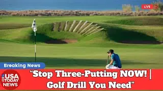 Stop Three-Putting! Golf Putting Drill to Master Speed Control । USA TODAY NEWS