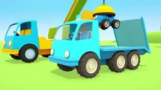 [No Music] Helper cars & Emergency vehicles for kids