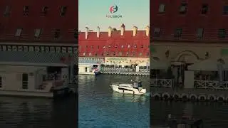 Poland | Motorboat by the Historic Resort Quay | FS Lisbon | #automobile #lisbon #europe #history