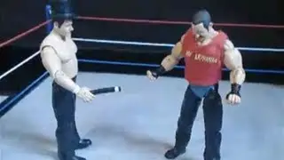 The Wrestling Magician using WWE Action Figures