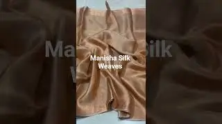 Pure tissue tussar silk plain saree ,running blouse