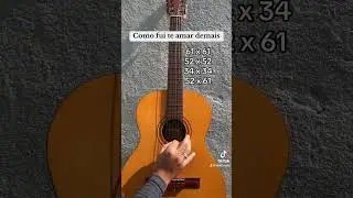 Acorde Simplificado COMO FUI TE AMAR DEMAIS
