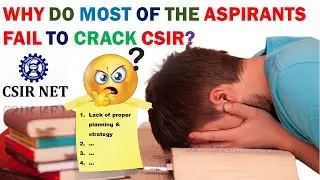 Why do most of the Aspirants fail to crack CSIR NET Examination | Physics Hub