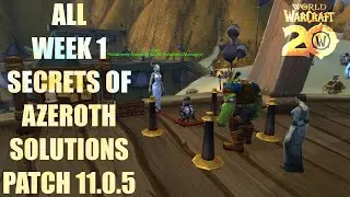 All Secrets & Solutions from Week 1 | WoW 20th Anniversary Patch 11.0.5 | #worldofwarcraft #wow