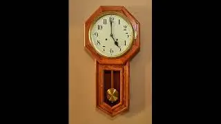 Pendulum wall clock  - 1 Bell