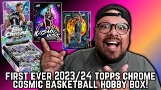 NEW RELEASE: 2023/24 TOPPS CHROME COSMIC BASKETBALL HOBBY BOX! $300 A BOX BUT IS IT WORTH IT!?