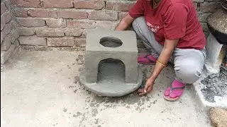 mitti se chulha kaise banaye,outdoor cooking,village life hacks,viral chulha,trending clay stove 