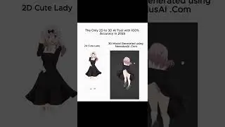 Convert 2D image to 3D Model with AI - no blender required