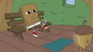 Штаны SpongeBob 'ThatTimeWhenIGotCaughtUp' (пародия)