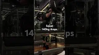 2024.11.22 Squat 140kg 4reps #motivation #weightlifting #squat #gym #legday