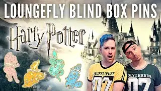 Loungefly Harry Potter Blind Box Pin Unboxing | Hogwarts Symbol Pastel Enamel | Hot Topic Haul