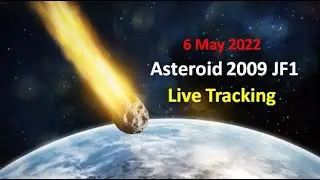 Live Tracking Asteroid 2009 JF1 close approach to Earth