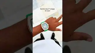 Ganhei meu 1&ordm; rel&oacute;giode luxo! 😍