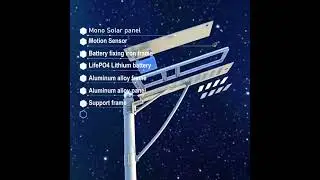 20W 30W 40W High Efficiency LED Solar Street Lights with HD Camera