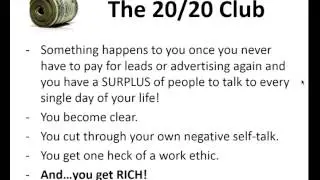 Robert Blackman - 20 Club Training