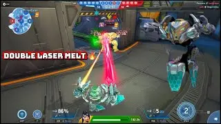 Insane Double Laser Combo&hellip; Enemies Literally Melt 😳🔥 | Mech Arena Gameplay