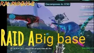 ark mobile l pvp l raid big base hacker  gameplay #6