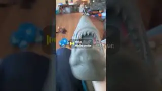 fireball shark dance #shark #kidsvideo #kidfriendly #funny #dance #dancing #puppet #sharkpuppet