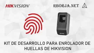 SDK para el enrolador de huellas DS-K1F820-F de Hikvision