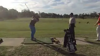 [Australian Golf Academy _ ANK GOLF] Ian Triggs coaching juniors at AnK Golf - Brian