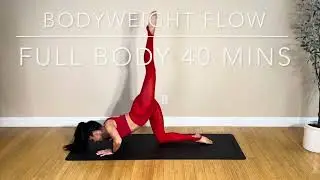 Bodyweight workout, full body workout, 40 mins