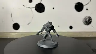 Robot Werewolf - mini painting timelapse