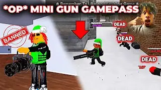 SPENDING 1000$ ROBUX On *OP* MINI GUN | Roblox Gang Wars