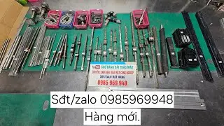 (3/2) Đồ CNC thanh l&iacute; trục inox, bi tr&ograve;n, ray, buli,.. c&aacute;c loại cho c&aacute;c b&aacute;c chế ch&aacute;o. Sđt0985969948