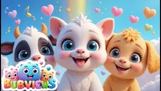 Learn Baby Animal Names in English 🐶🐱 | Fun Educational Nursery Rhyme for Kids ✅