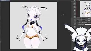 +18 VTuber Moth - Artist Time (,,◕　⋏　◕,,) [ Art Stream ]