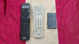 Bose audio video universal remote music system