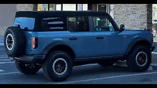 2022 Ford Bronco Badlands?  Nah, Bronco Badass!  Sweep removal, door panel removal Llumar CTX15