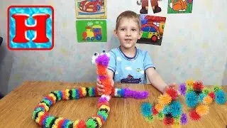 BUNCHEMS Конструктор на липучках шарики  Bunchems 400 частей.