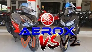 YAMAHA AEROX VERSION 1 VS VERSION 2 | WALK AROUND | CLICK TV