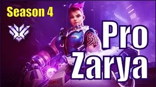 SPREE BEST Zarya Godlike Kill Streak | Hollywood | Overwatch Pro Gameplay